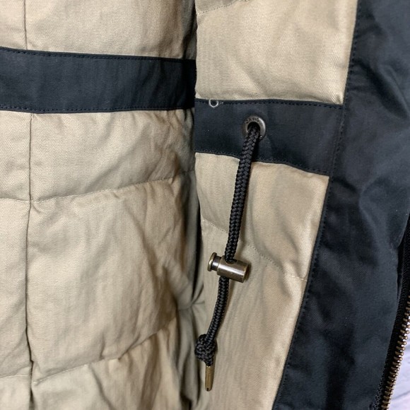 Orvis Women Black Green Mountain Parka Duck Down Feather Horn Toggle Zip Large - Picture 4 of 11